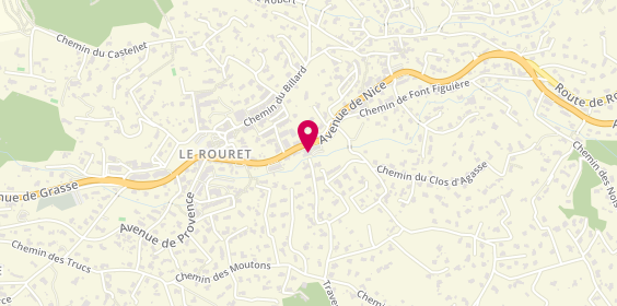 Plan de Maniffatore Traiteur, 64 Route de Nice, 06650 Le Rouret