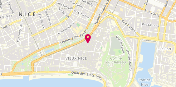 Plan de La Capeline Francis Lefèvre, 12 Rue Centrale, 06300 Nice