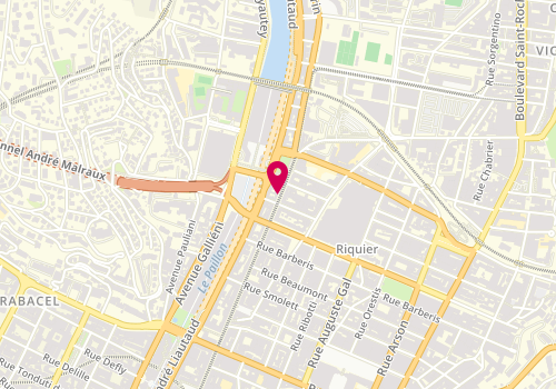 Plan de La Boucherie Nicoise, 4 avenue de la République, 06300 Nice