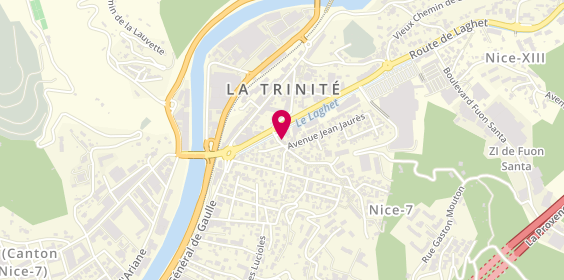 Plan de Boulangerie la Fougasse (Accossato), 1 avenue Jacques Mollet, 06340 La Trinité