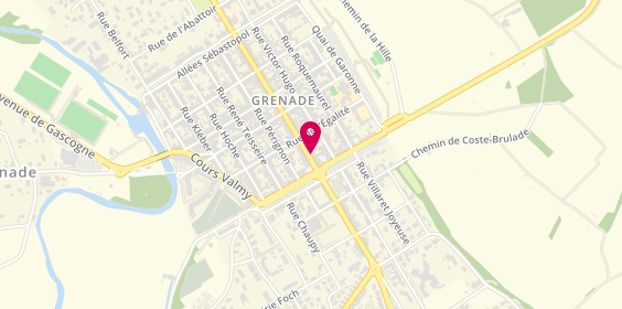 Plan de Ô SEN HOANG Traiteur Vietnamien Grenade, 10 Bis Rue Gambetta, 31330 Grenade