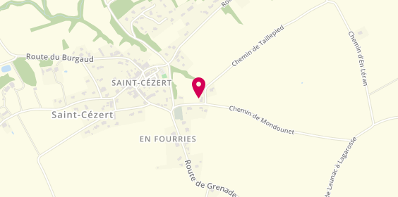 Plan de Le Kitijo, 225 chemin de Mondounet, 31330 Saint-Cézert