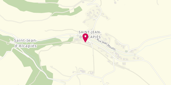 Plan de Alcapies-events traiteur, 12250 le Bourg, 12250 Saint-Jean-d'Alcapiès