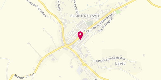 Plan de 5 Sens à la Toque, Au Restaurant le Vic de Lomagne
Boulevard des Amoureux, 82120 Lavit