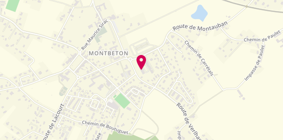 Plan de B C B M, 496 Route de Montauban, 82290 Montbeton
