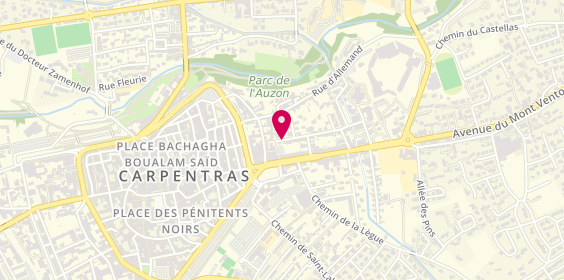 Plan de RENAULT Fabien, 43 Boulevard des Boettes, 84200 Carpentras