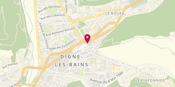 Plan de La Rose de Jade, 28 Bis place Général de Gaulle, 04000 Digne-les-Bains