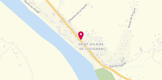Plan de DELBOS Jean-Luc, Le Bourg, 47450 Saint-Hilaire-de-Lusignan