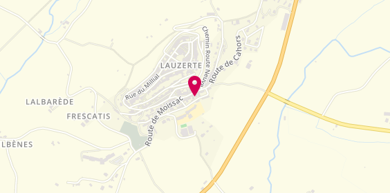 Plan de Hôtel du Quercy, 11 Route de Cahors, 82110 Lauzerte