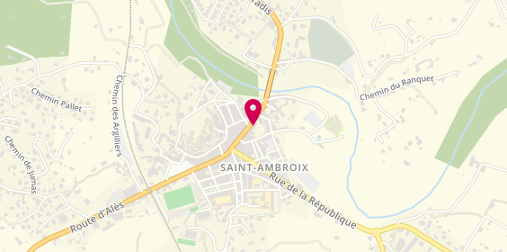 Plan de BANCILLON Alain, 36 Boulevard du Portalet, 30500 Saint-Ambroix