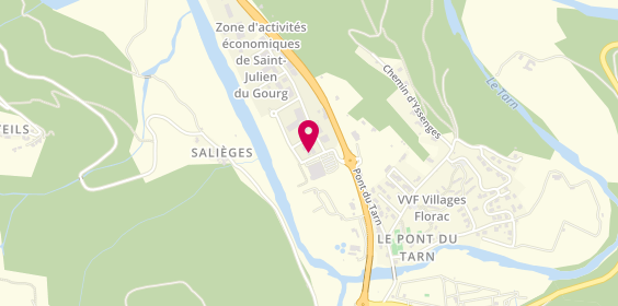 Plan de Saine et Gourmande, 3 Rue du Vibron, 48400 Florac-Trois-Rivières