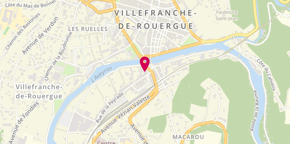 Plan de Maison Géraud, 12 place de la République, 12200 Villefranche-de-Rouergue