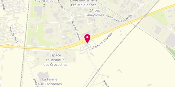 Plan de Casa Del Papa Traiteur, 55 Route de Faveyrolles, 26700 Pierrelatte