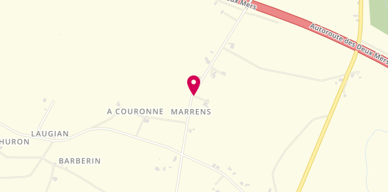 Plan de Le Panier de Corinne, Lieu-Dit Marrens
2164 Vieille Route des Vins, 47250 Cocumont