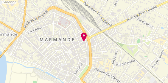 Plan de Charcuterie Ville, 58 Rue Charles de Gaulle, 47200 Marmande
