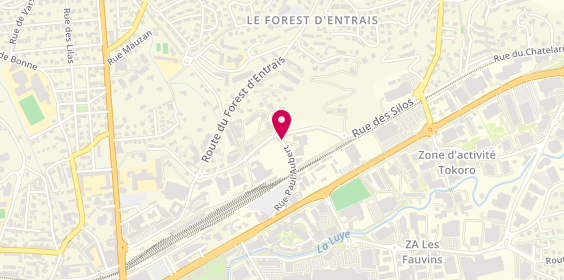 Plan de Boucherie Charcuterie Restaurant Rostain, Rue des Silos, 05000 Gap