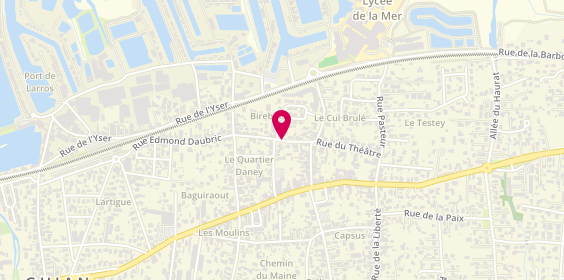 Plan de Phenix Traiteur, 95 Rue Edmond Daubric, 33470 Gujan-Mestras