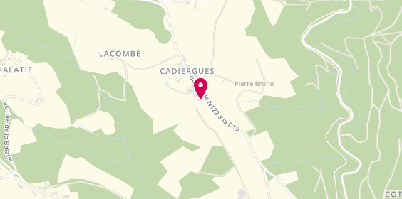 Plan de NADEGE Traiteur-Patisserie, Cadiergues, 46100 Viazac