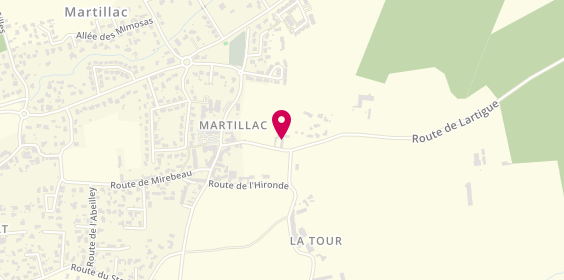Plan de Château de Lantic, 10 Route de Lartigue, 33650 Martillac