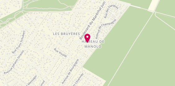 Plan de La Table de Nadia, 2 avenue de Champagne, 33510 Andernos-les-Bains