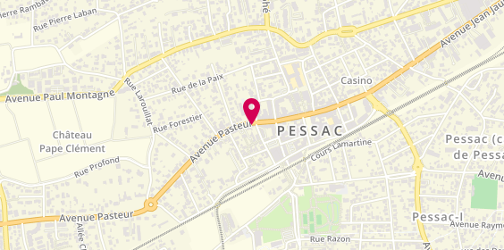Plan de Le Gourmet Libanais, 39 Bis avenue Pasteur, 33600 Pessac