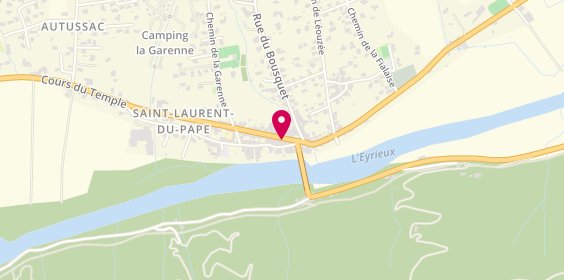 Plan de Les Toqués Ardéchois, 35 Grand' Rue, 07800 Saint-Laurent-du-Pape