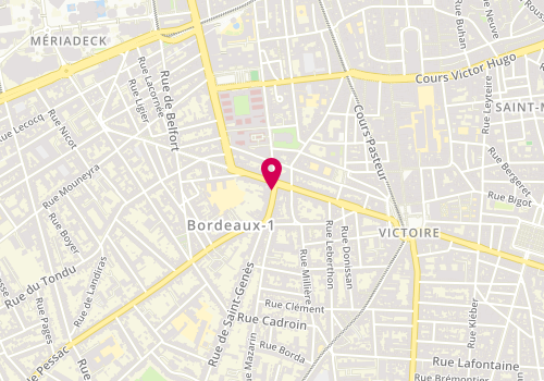 Plan de Racines l'Epicerie, 7 Rue Edmond Costedoat, 33000 Bordeaux