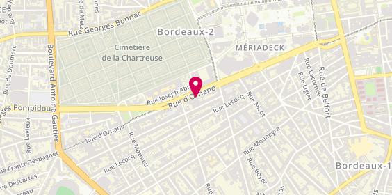 Plan de Le Fournil Basque, 152 Rue d'Ornano, 33000 Bordeaux
