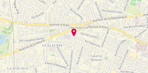 Plan de Délices de Mondésir, 1 Rue Seguineau, 33700 Mérignac