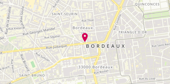 Plan de La maison des Délices, 37 Rue Judaïque, 33000 Bordeaux