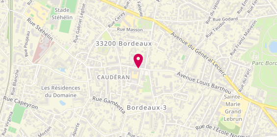Plan de Boucherie Bost et Fils, 161 Avenue Louis Barthou, 33200 Bordeaux