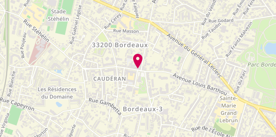 Plan de Maison Petit Jamoneau, 153 avenue Louis Barthou, 33200 Bordeaux