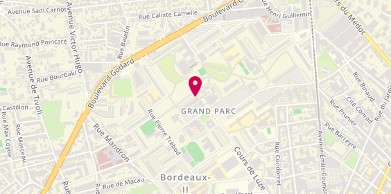 Plan de Luxorient, 18 Rue Louis Geandreau, 33300 Bordeaux