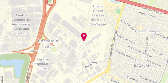 Plan de Panya Thip, Rue du Dr Jean Vincent Avenue de Tourville, 33300 Bordeaux
