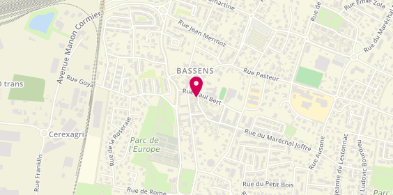 Plan de La Boulangerie, 13 Rue Paul Bert, 33530 Bassens