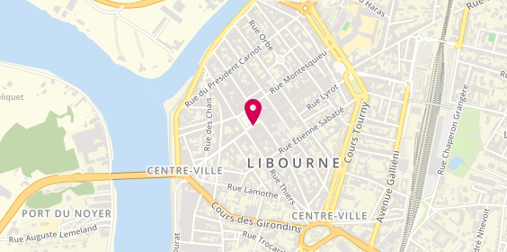 Plan de Maison Benoist, 7 place Abel Surchamp, 33500 Libourne