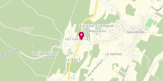 Plan de Auberge du Bon Coin, Le Bourg Du, 24140 Eyraud-Crempse-Maurens