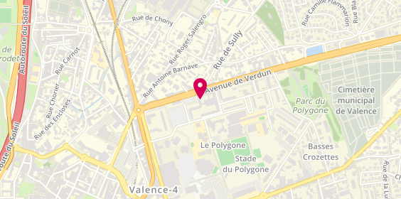 Plan de Le Fournil du Polygone, 42 avenue de Verdun, 26000 Valence