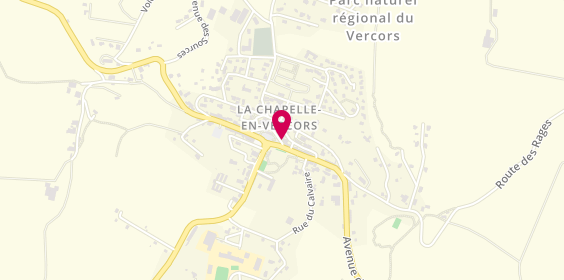 Plan de La Ronde des Saveurs, avenue de la Terrasse, 26420 La Chapelle-en-Vercors