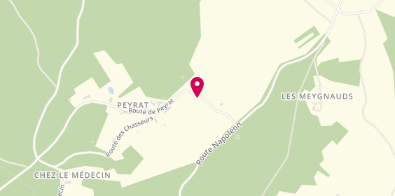Plan de Domaine de Peyrat, 233 Route de Peyrat, 24140 Montagnac-la-Crempse