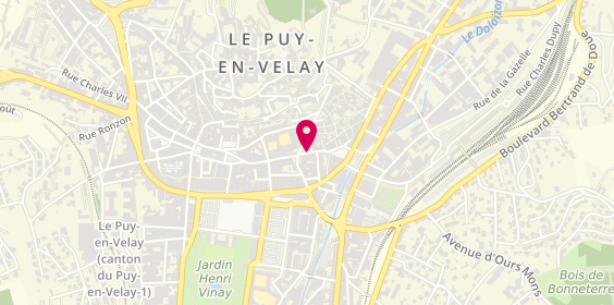 Plan de Pierre DESVIGNES Traiteur, 5 Rue Chèvrerie, 43000 Le Puy-en-Velay