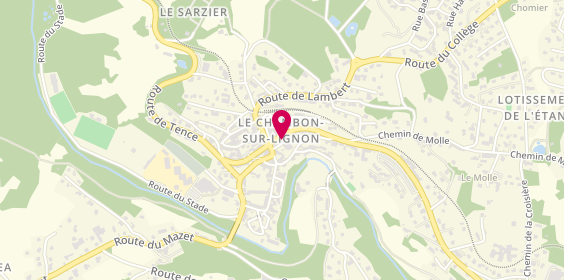 Plan de Boulangerie Passion et Tradition, 6 Route de Saint-Agrève, 43400 Le Chambon-sur-Lignon