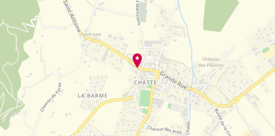 Plan de Traite Heure - Traiteur, 25 Route Saint Antoine, 38160 Chatte