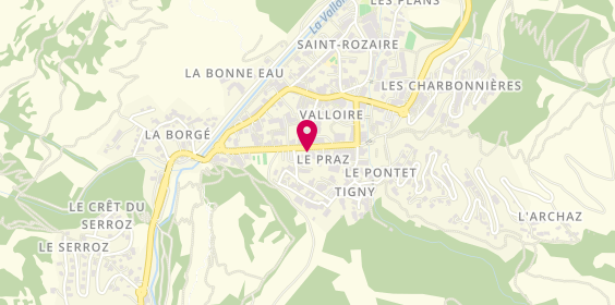Plan de L'Authentique - Maison Retornaz depuis 1978, Residence du Praz
272 Av. De la Vall. d'Or, 73450 Valloire