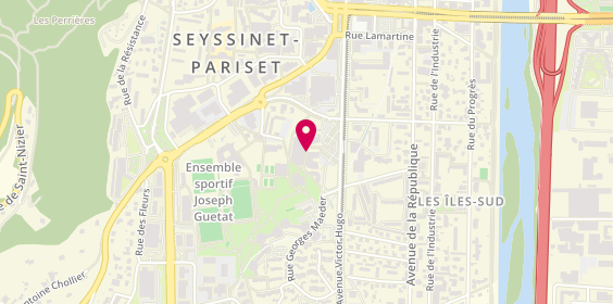 Plan de La Part de Jeanne, 44 Rue de la Fauconnière, 38170 Seyssinet-Pariset