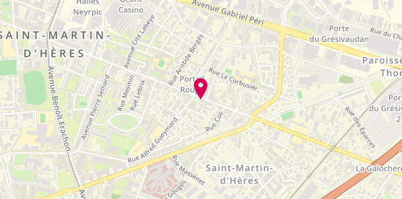 Plan de Boulangerie Pâtisserie COUTO, 234 avenue Ambroise Croizat, 38400 Saint-Martin-d'Hères