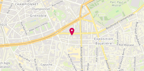 Plan de Au Chardon Bleu, 27 Avenue Albert 1er de Belgique, 38000 Grenoble