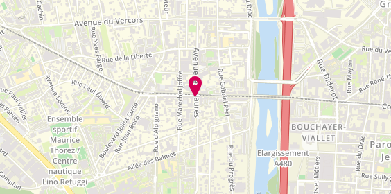 Plan de Le Fournil Pâtissier, 31 Avenue Aristide Briand, 38600 Fontaine