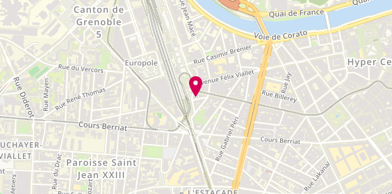 Plan de L'Arrêt Gourmand, Le Rond-Point 4 Place Gare, 38000 Grenoble