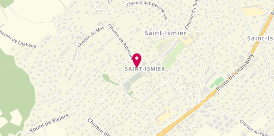 Plan de À la Maison restaurant, 7 chemin de Ribotière, 38330 Saint-Ismier